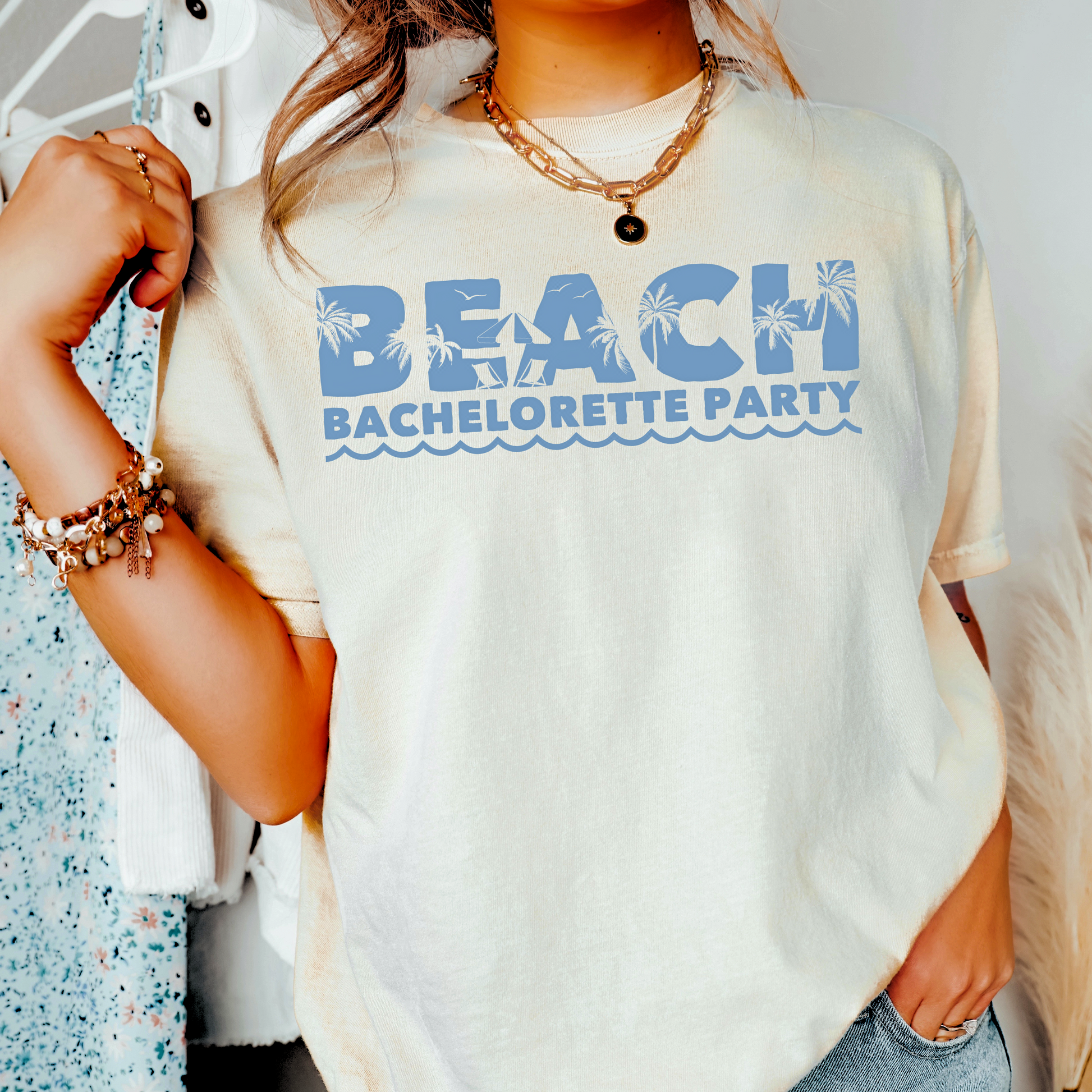 Beach Bachelorette T Shirt Party Favors