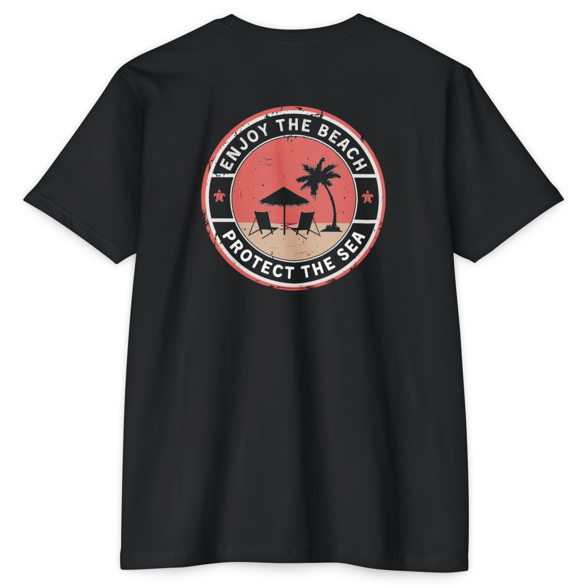 Black T Shirt Beach Ocean Protection Image