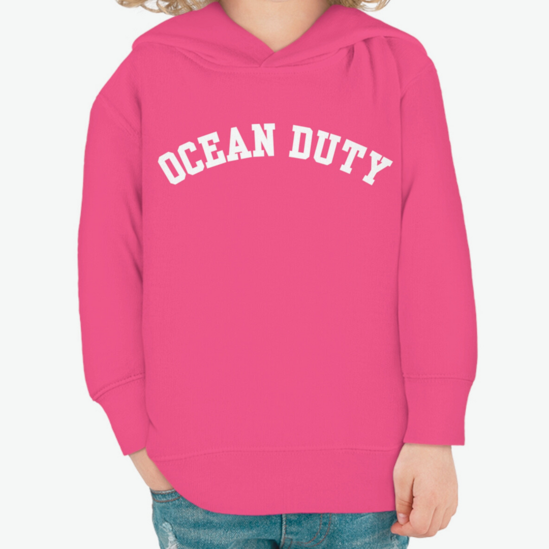 Kids Pink Sea Conservation Hoodie