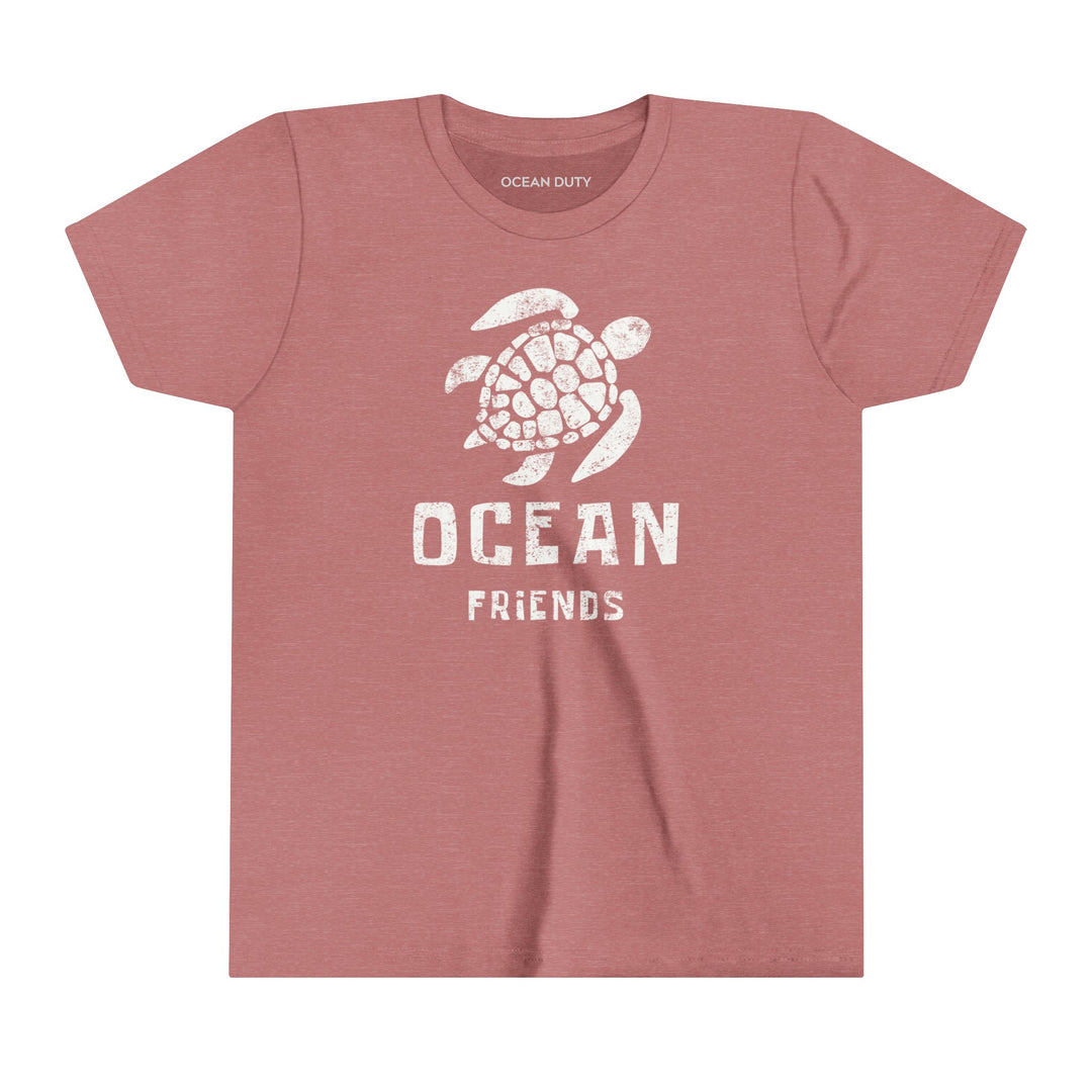 Light Pink Ocean Youth Tee