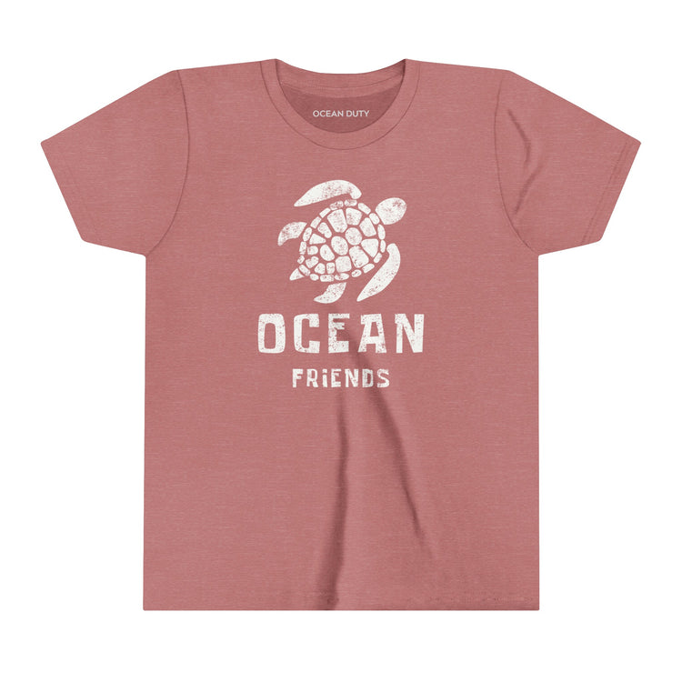 Light Pink Ocean Youth Tee