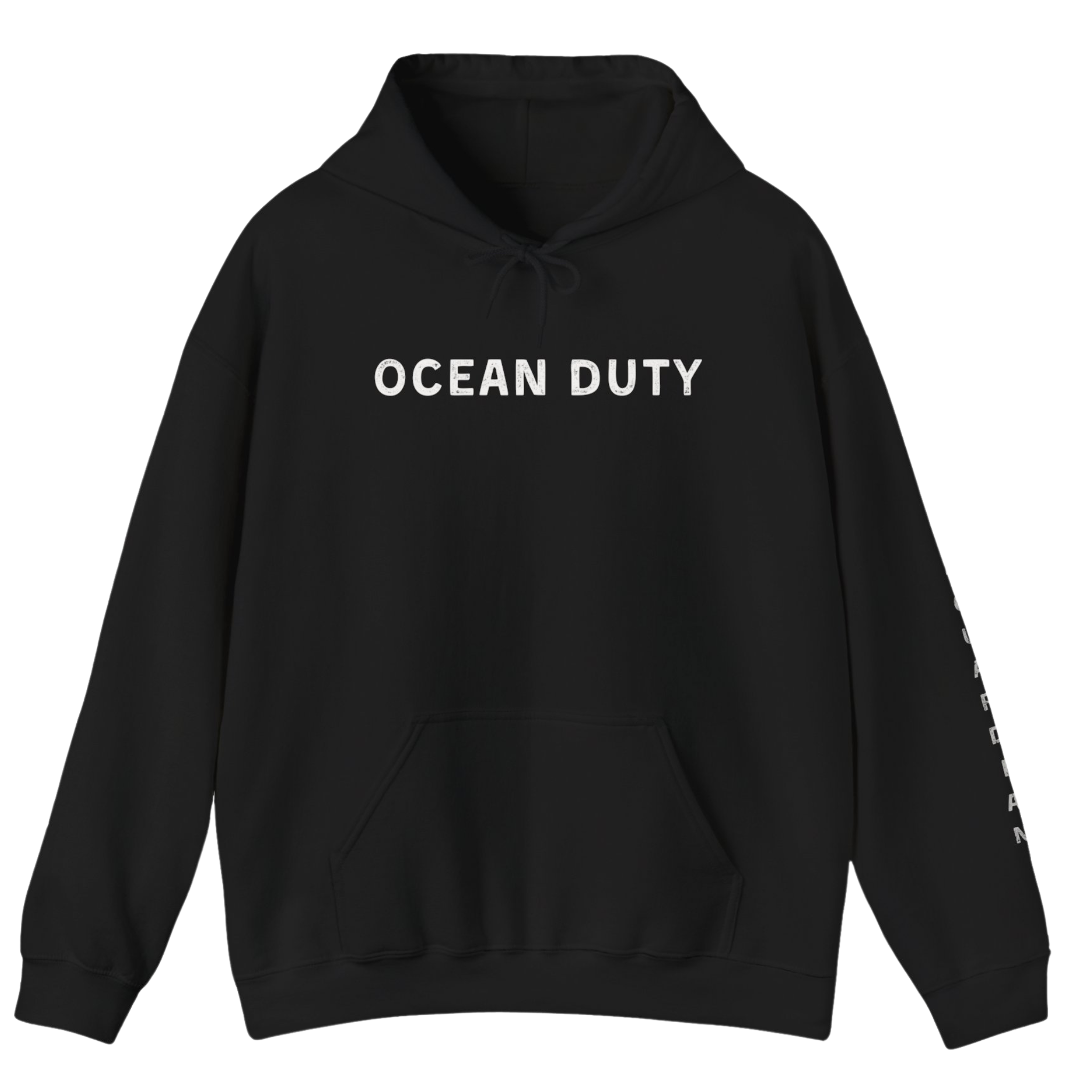 Black Hoodie Beach Ocean Conservation