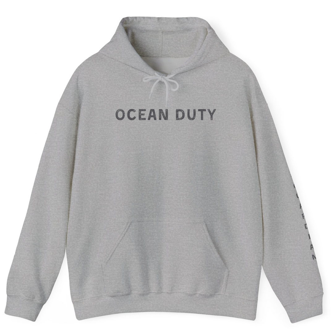 Grey Hoodie Beach Ocean Conservation