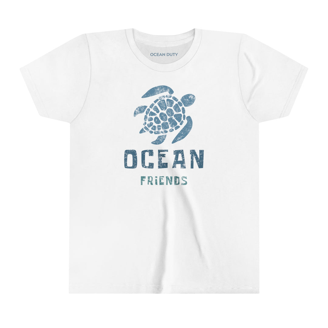 Ocean Friends Youth Tee White