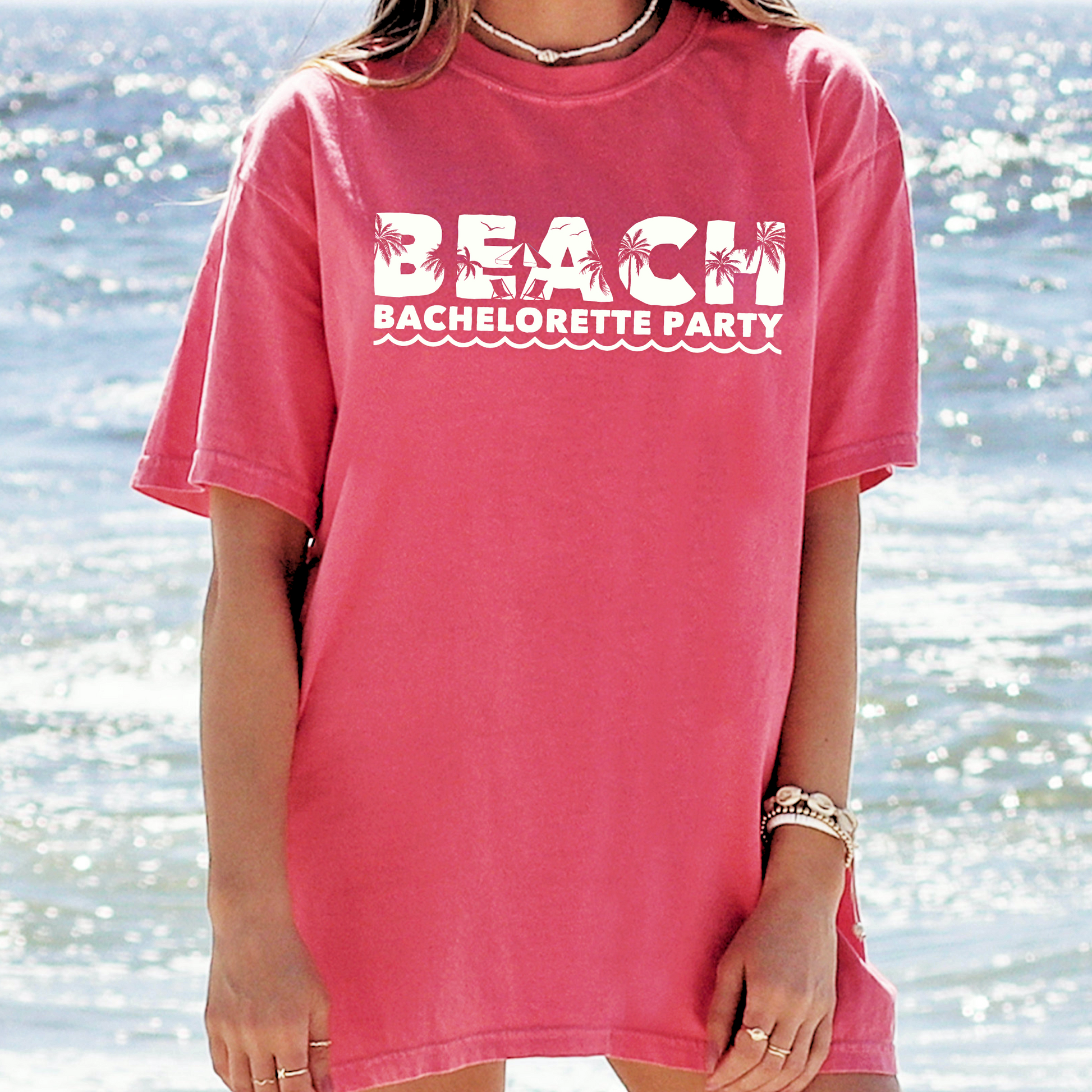 Beach Bachelorette T Shirt Party Favors
